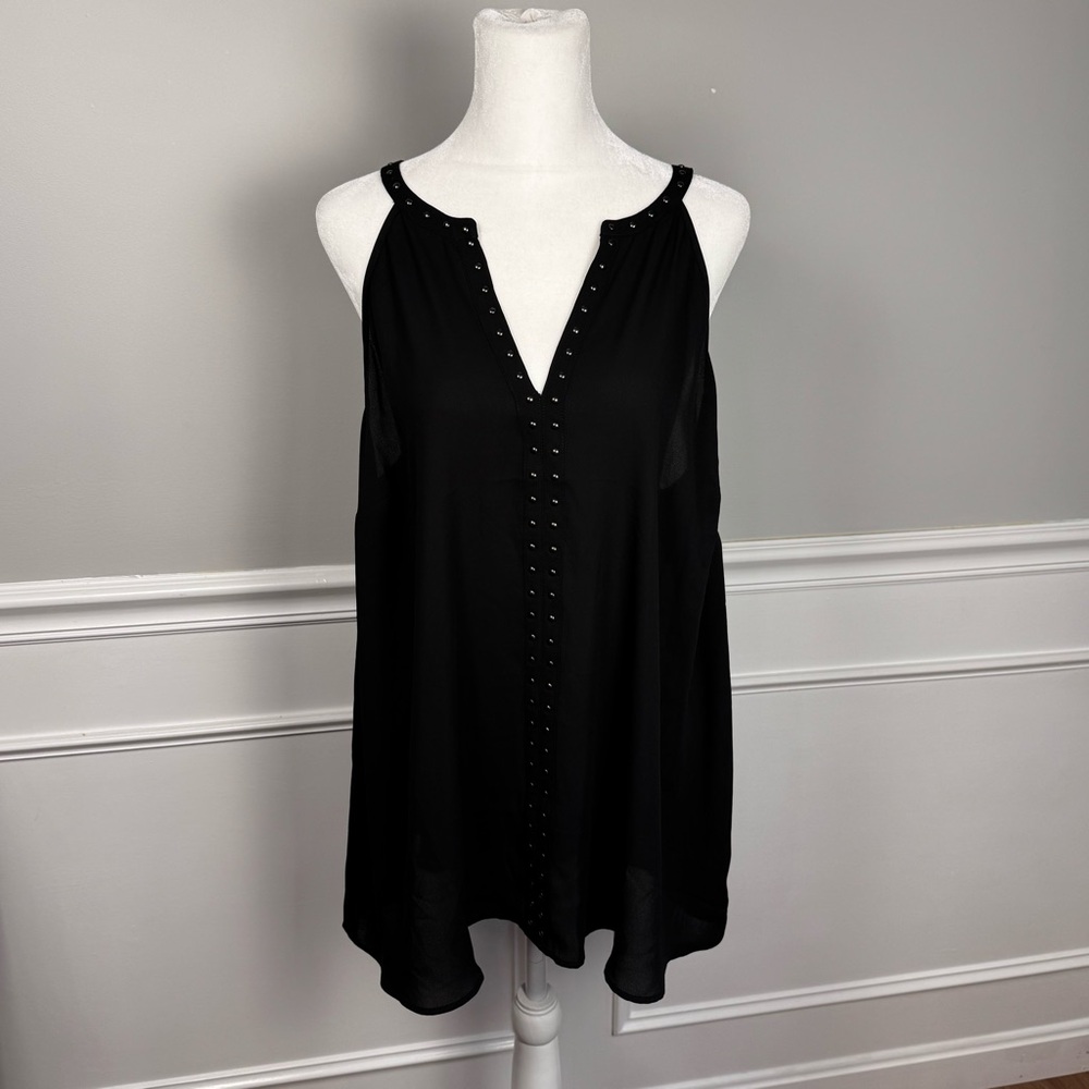 Torrid Black Studded Blouse (A1-39)‎